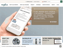 Tablet Screenshot of flaktwoods.pl