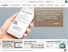 Tablet Screenshot of flaktwoods.in